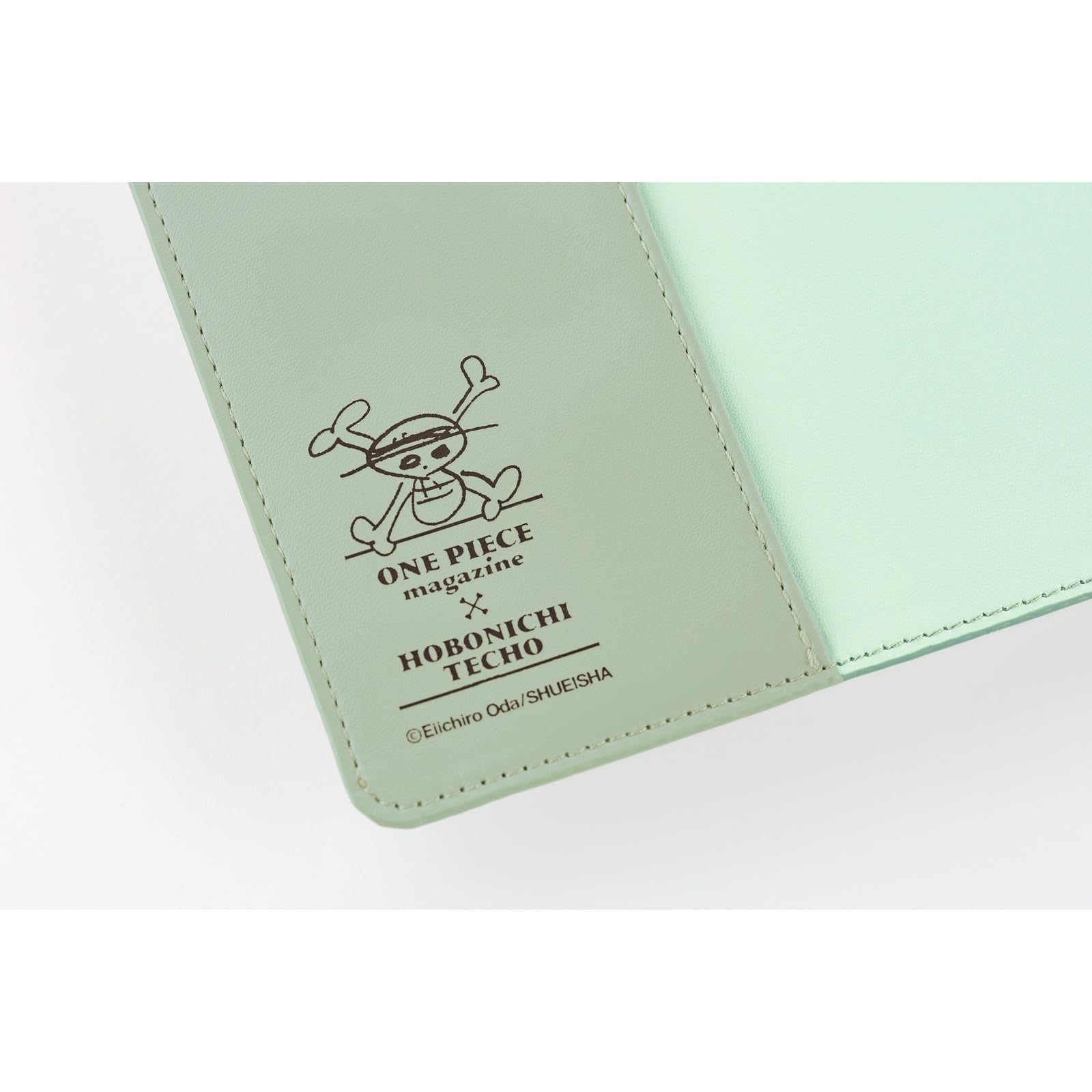 Hobonichi Techo pokrowiec na planer A6 – magazynek ONE PIECE: End of Luffy's Dream (miętowa zieleń, tylko okładka)