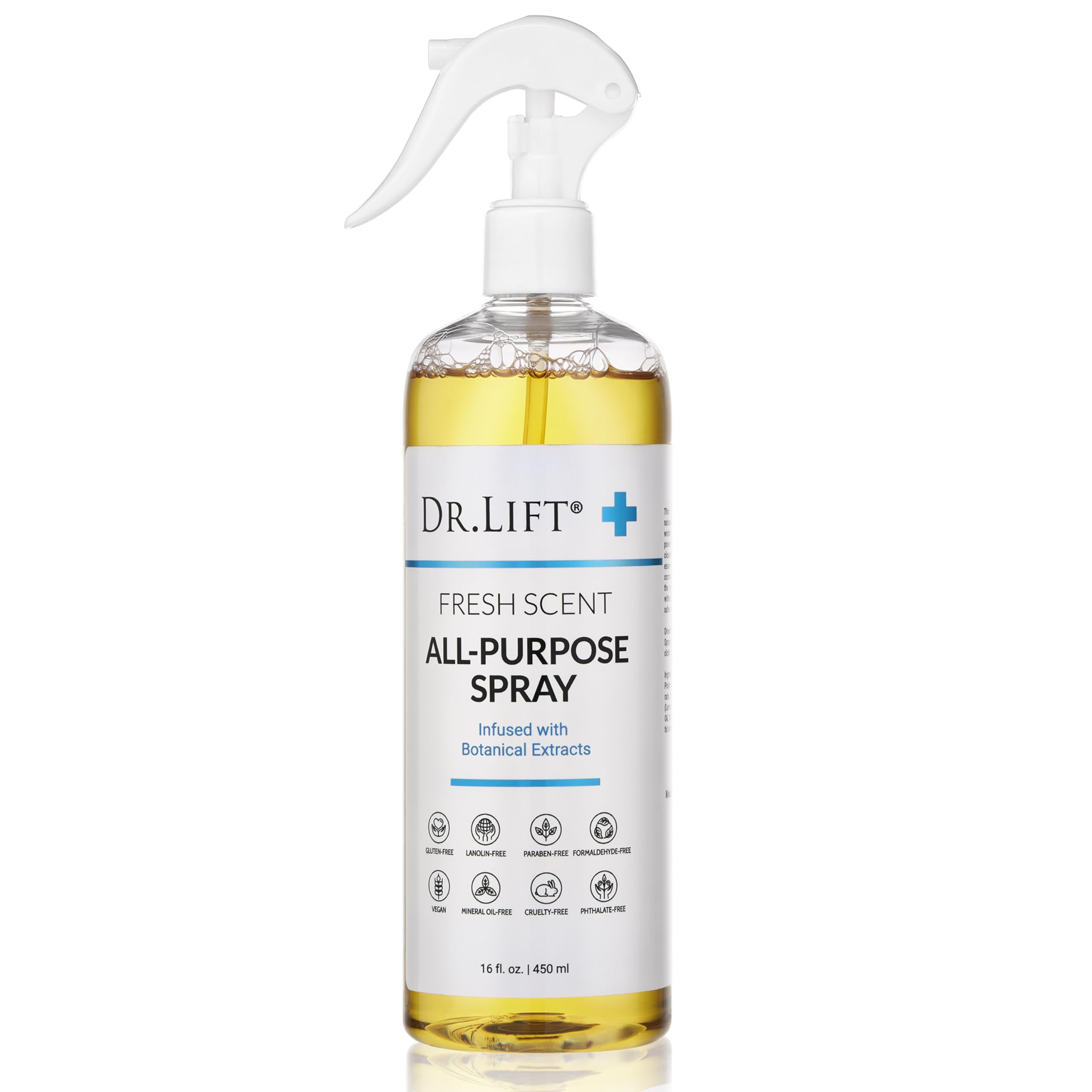 DR. LIFT All Purpose Spray Cleaner, Fresh Scent, Multi Surface, 16 Fl Oz