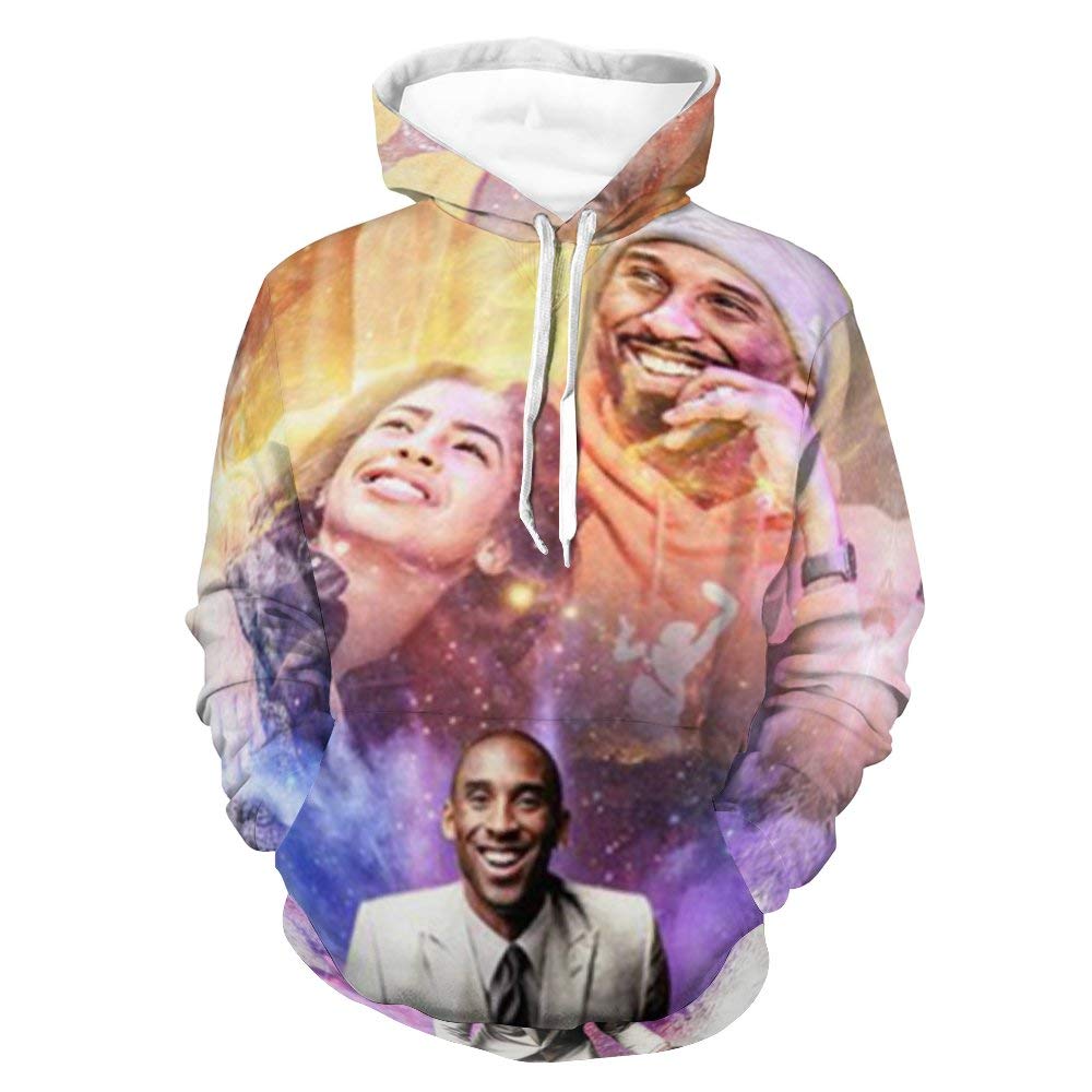 Kobe Mamba Out 8# #24 Bryant Mens 3D Printed Hoodies Casual Pullover Hoodie Hoodies Sweatshirt