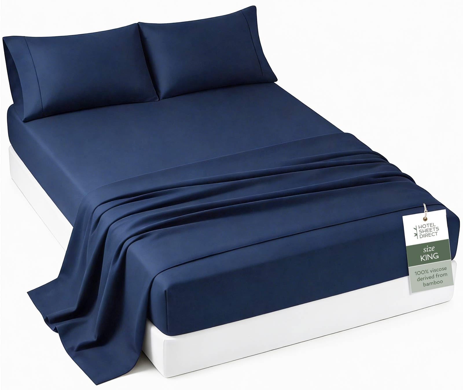 Queen King Bed Sheet Sets 4PCS Comfy Breathable Cooling Full Queen Split King Ultra Soft Hotel Luxury Bedding