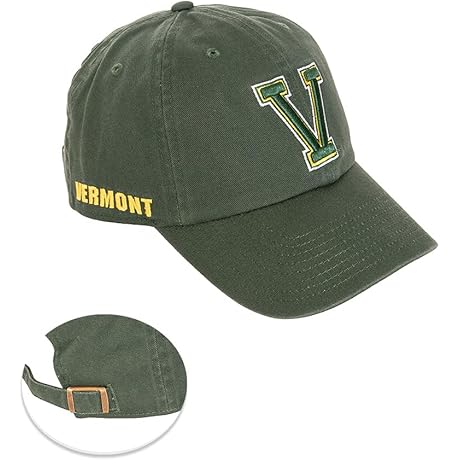 University of Vermont Baseball Cap: Embroidered Catamounts Pride