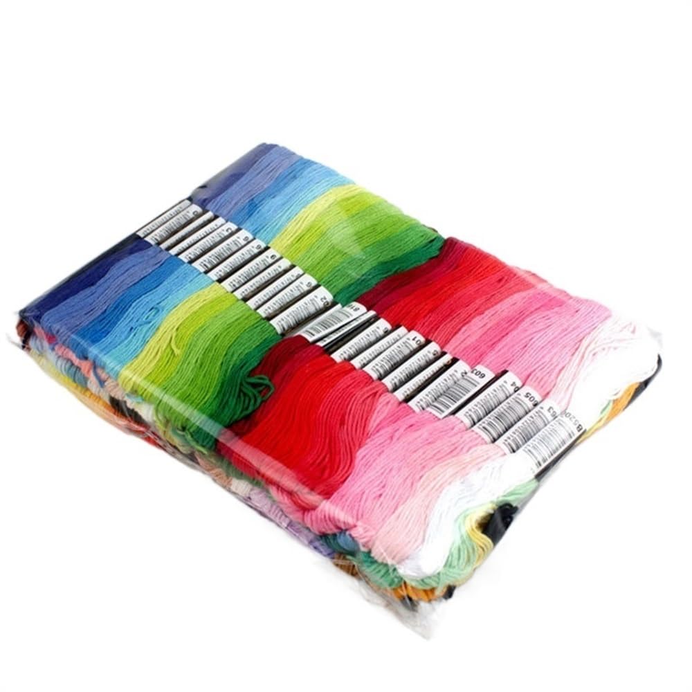 250/200/100/50 Ścieg Krzyżykowy Bawełniana Nić Do Haftu Nici Szycia Motki Rękodzieło(100 Colors)