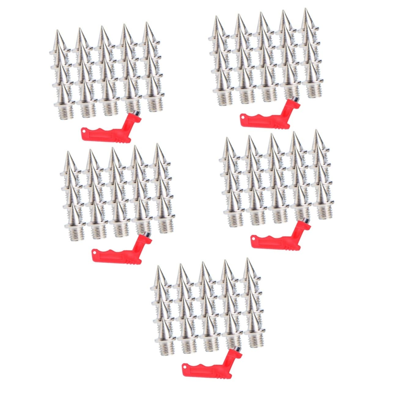 BESPORTBLE 3 Sets Professional Running Shoes Spikes Track Shoes Sole Nails for Men Hard Steel Track Spikes