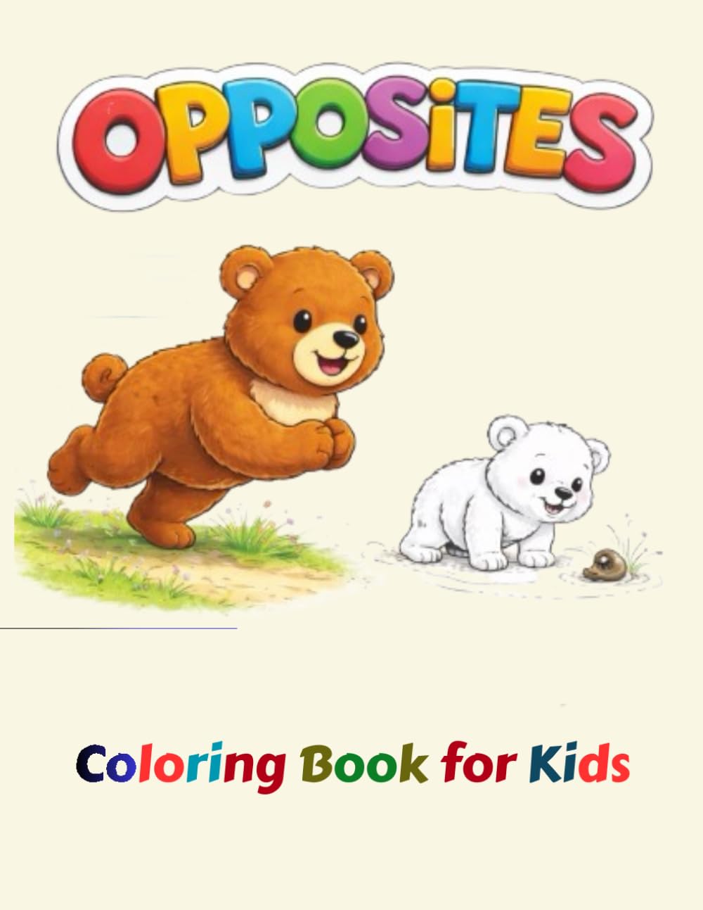Opposites Coloring Book for Kids: Fun and Easy Learning for Preschool and Kindergarten | Big & Small, Fast & Slow, Hot & Cold and More