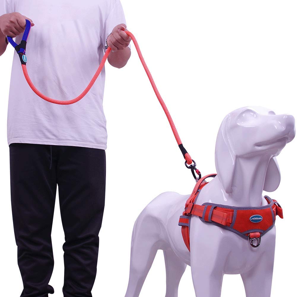 ThinkPet Dog Vest Harness with Handle for Large Medium dogs No Pull No Escape Pet Halter Black Front Clip Sport Harness for Dogs Walking Harness Heavy Duty Reflective Comfortable Padded Dog Harness