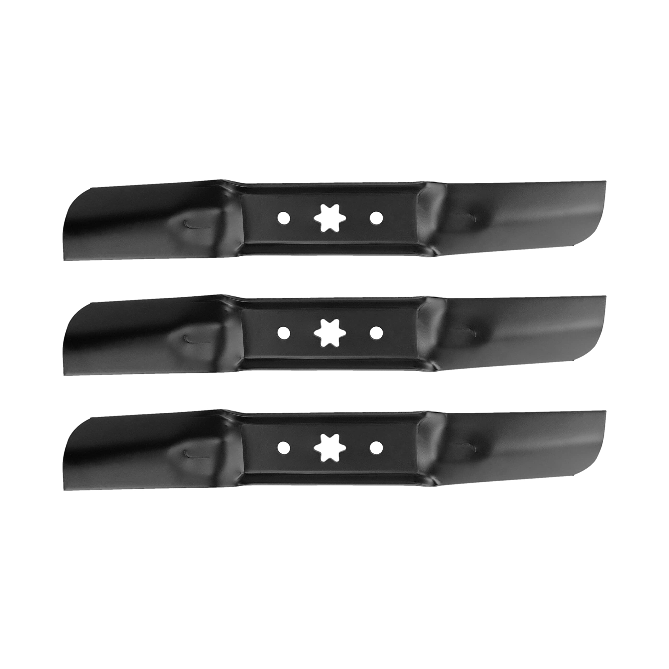 q&p Paquete de 3 cuchillas de cortacésped reemplazan 942-05052A para cubierta de 34 pulgadas y 50 pulgadas