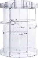 Paramount Plásticos Organizador Para Maquiagem, Redonda, 22,5x33 cm, Giratória