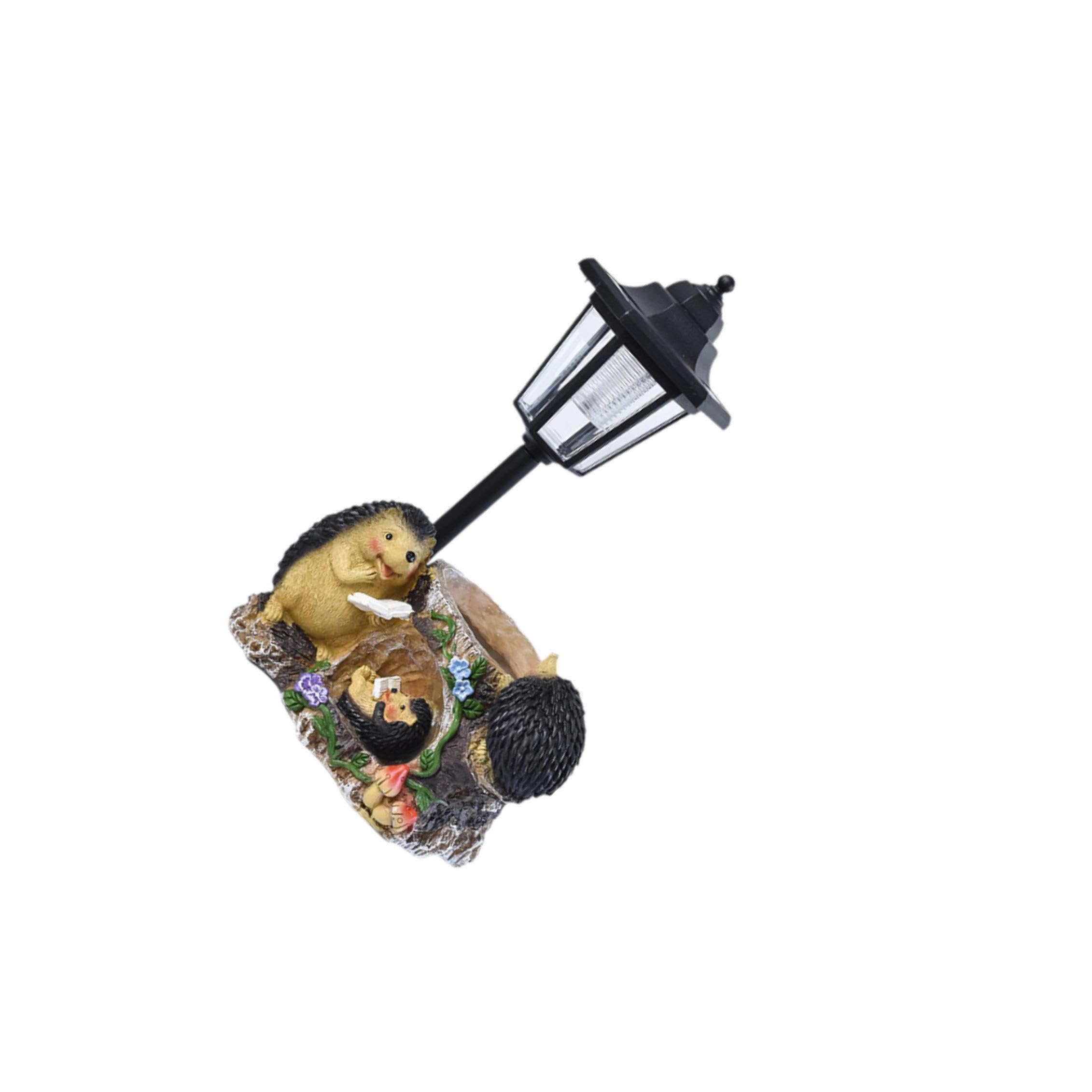 QIXCXAZ Unique Solar Light Statues Enhancing Outdoor Decor With Elaborate Animal Sculpture Features Adding Laughter To Family Gatherings And Events Outdoor