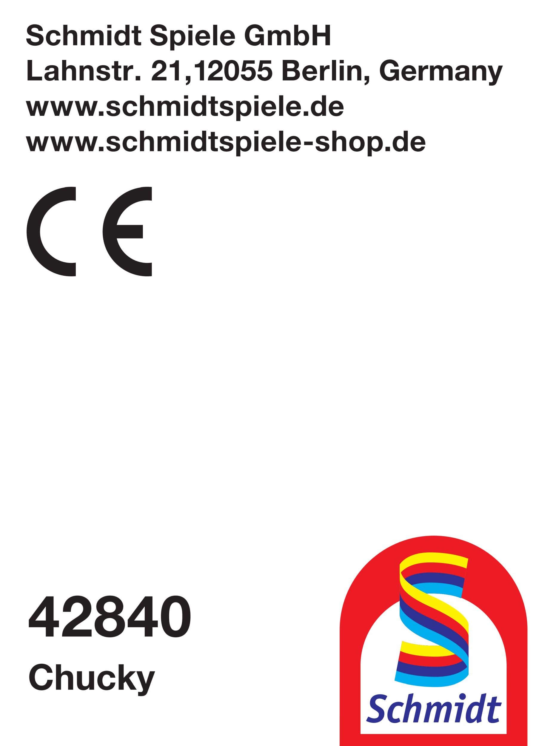 Schmidt Spiele 42840 Chucky, pluszowa figurka 24 cm