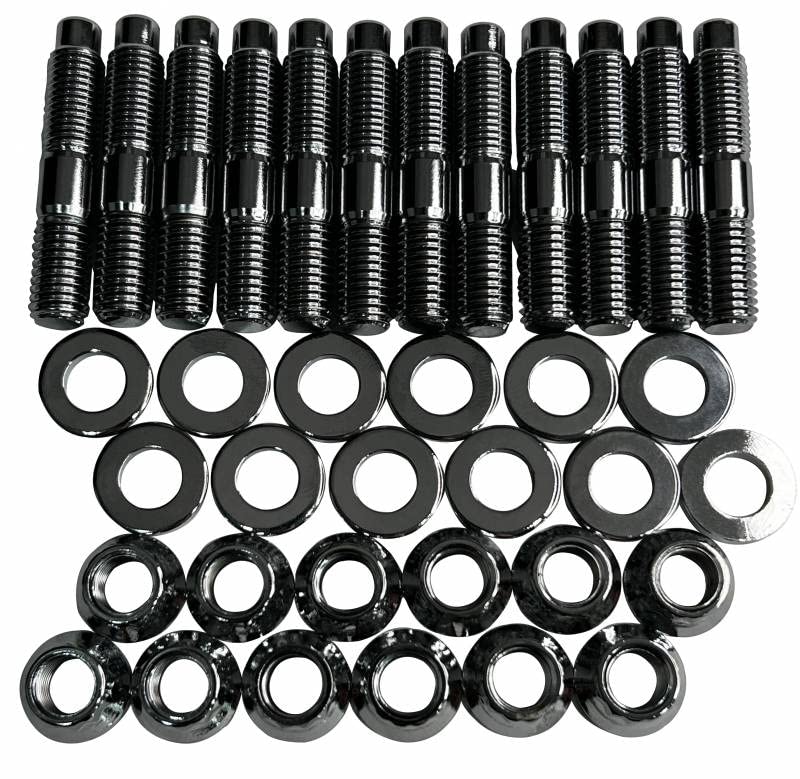 Heavy Duty Exhaust Manifold Stud Kit for Dodge/Ram (1994-20) 5.9L & 6.7L Cummins Diesel (Chrome)