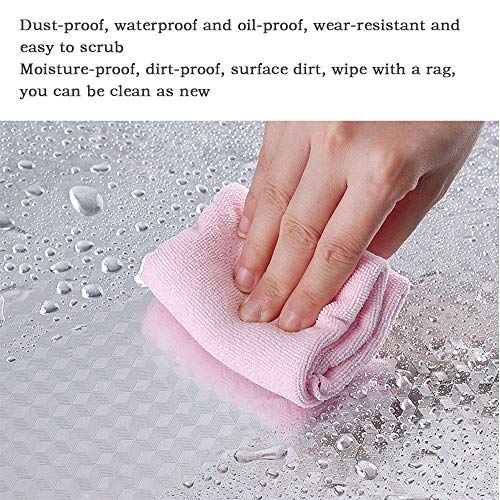 Image of 5 Meter Aluminium Foil Stickers, Oil Proof, Kitchen Backsplash Wallpaper Self-Adhesive Wall Sticker Anti-Mold and Heat Resistant for Walls Cabinets Drawers and Shelves - Silver