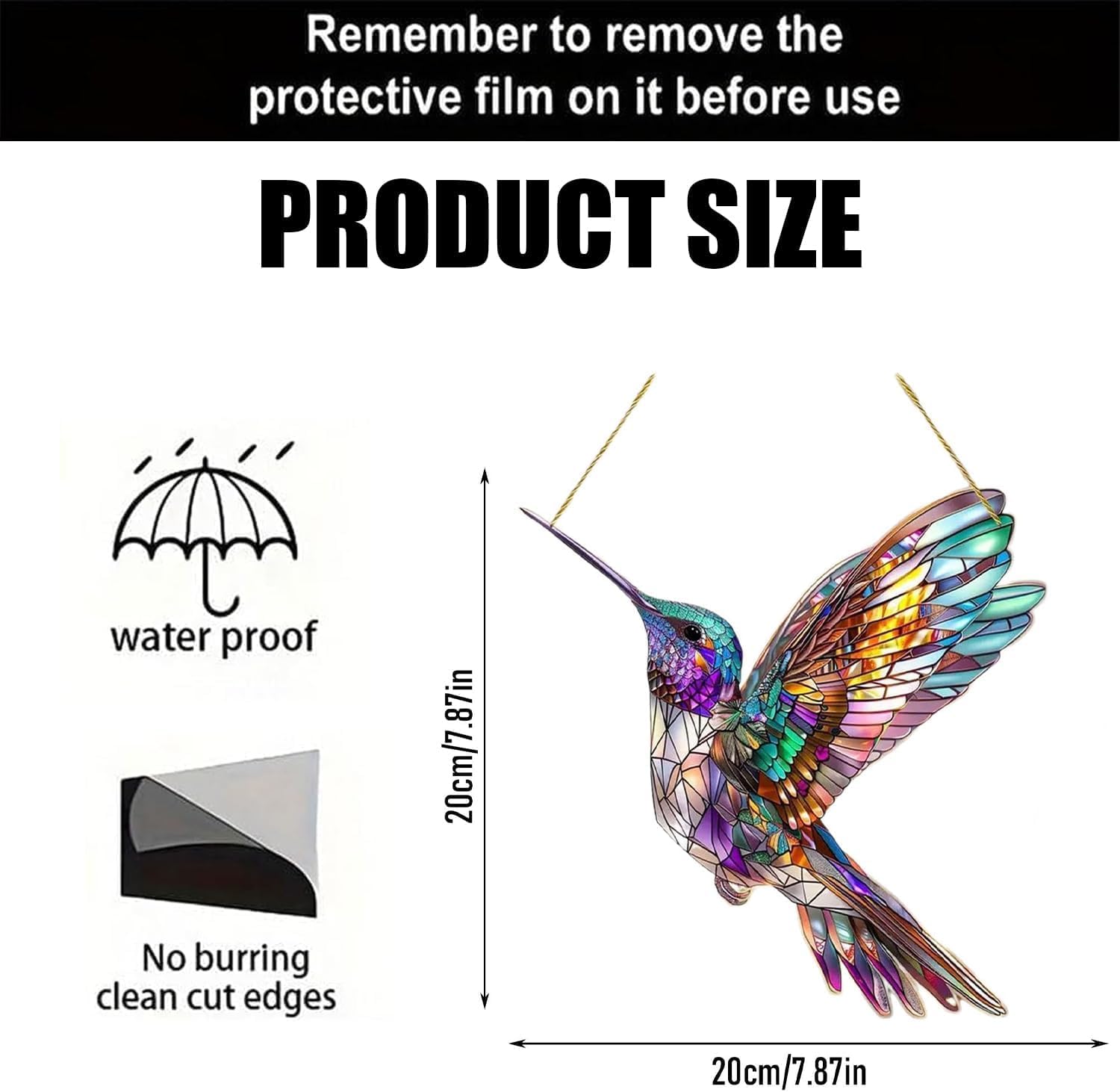 Sonnenfänger Kolibri Fensterdeko - Bunte Lichtspiele Für Zuhause