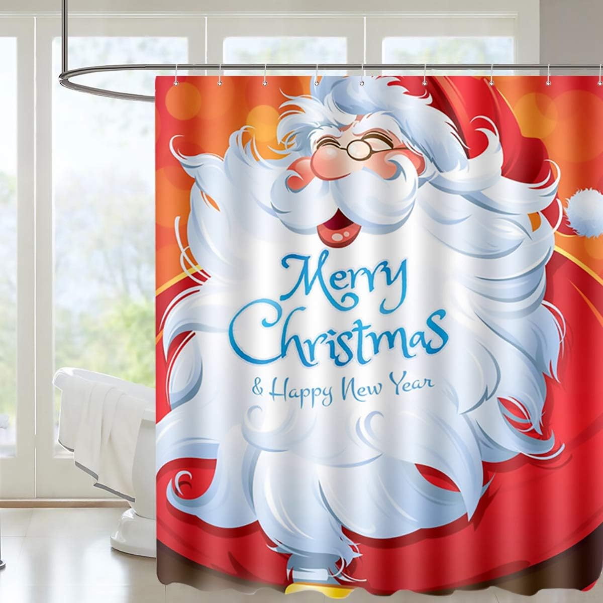 Buy Patimate Christmas Bathroom Sets Decorations Santa Toilet Seat Cover