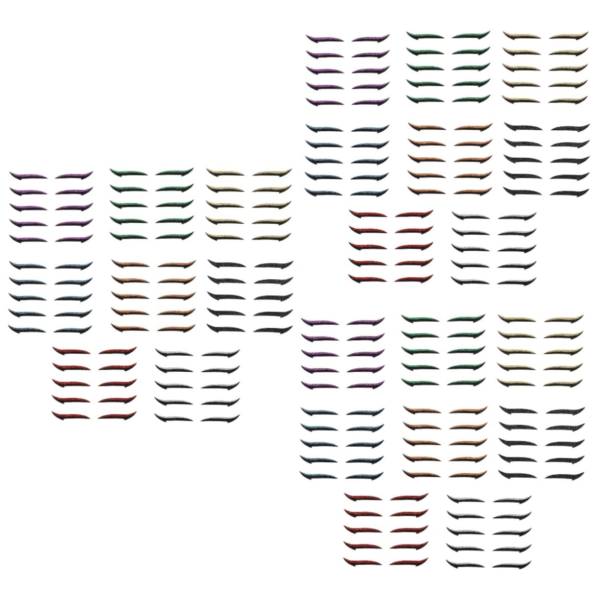 Didiseaon 3 Juegos De Pegatinas Delineadoras De Ojos De Gato Para Mujer Invisibles De Moda Para Maquillaje De Ojos Sombras De Ojos Reutilizables 8 40 Pares X 3