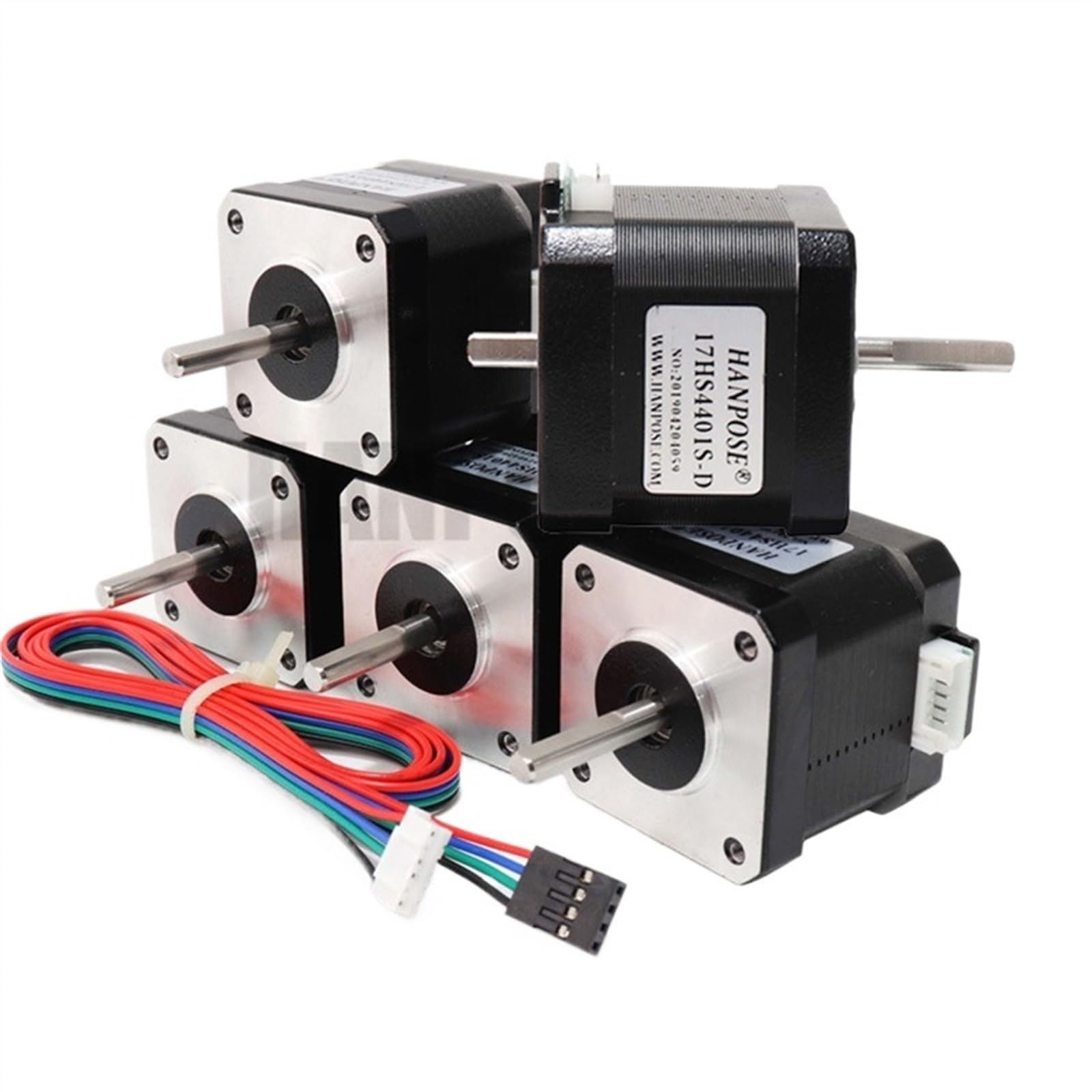 Moteur NEMA17 double arbre 40mm pour synchroniser deux axes de convoyeur