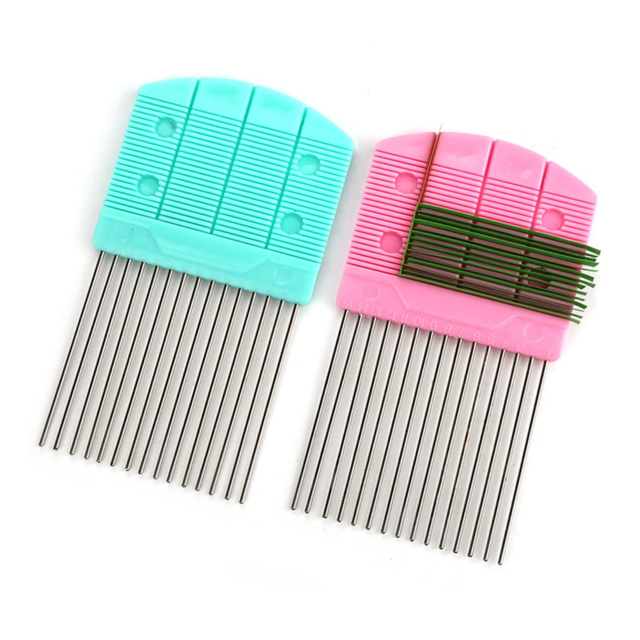 BEBEMOKO High Elastic Quilling Comb Paper Quilling Tool Kit Large Quilling Board Comb for Paper Rolling and Knitting