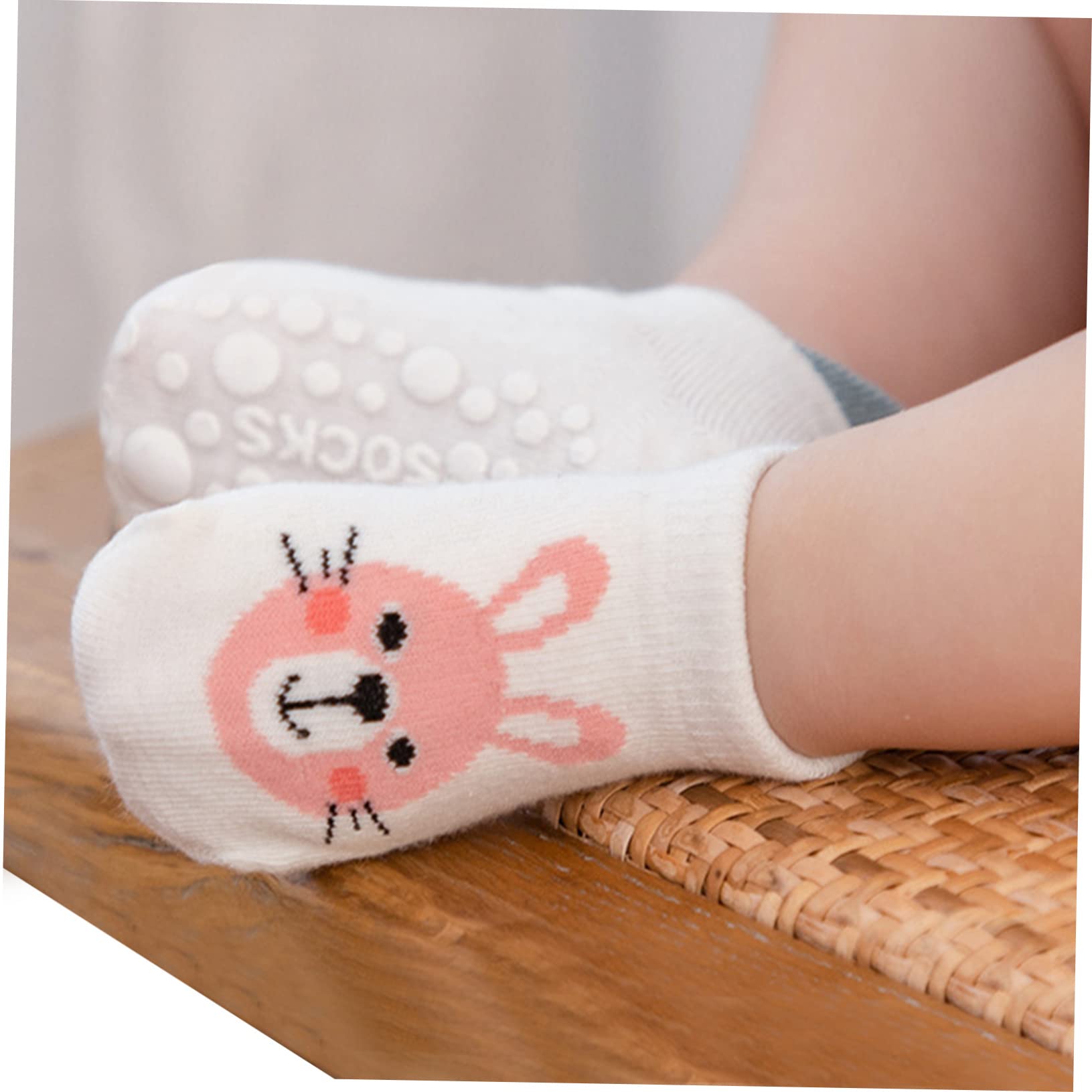 GALPADA 18paare Cartoon Socken Rutschfeste Atmungsaktive Baumwollsocken Für Kleinkinder Verschiedenen Farben Für Drinnen Und Draußen