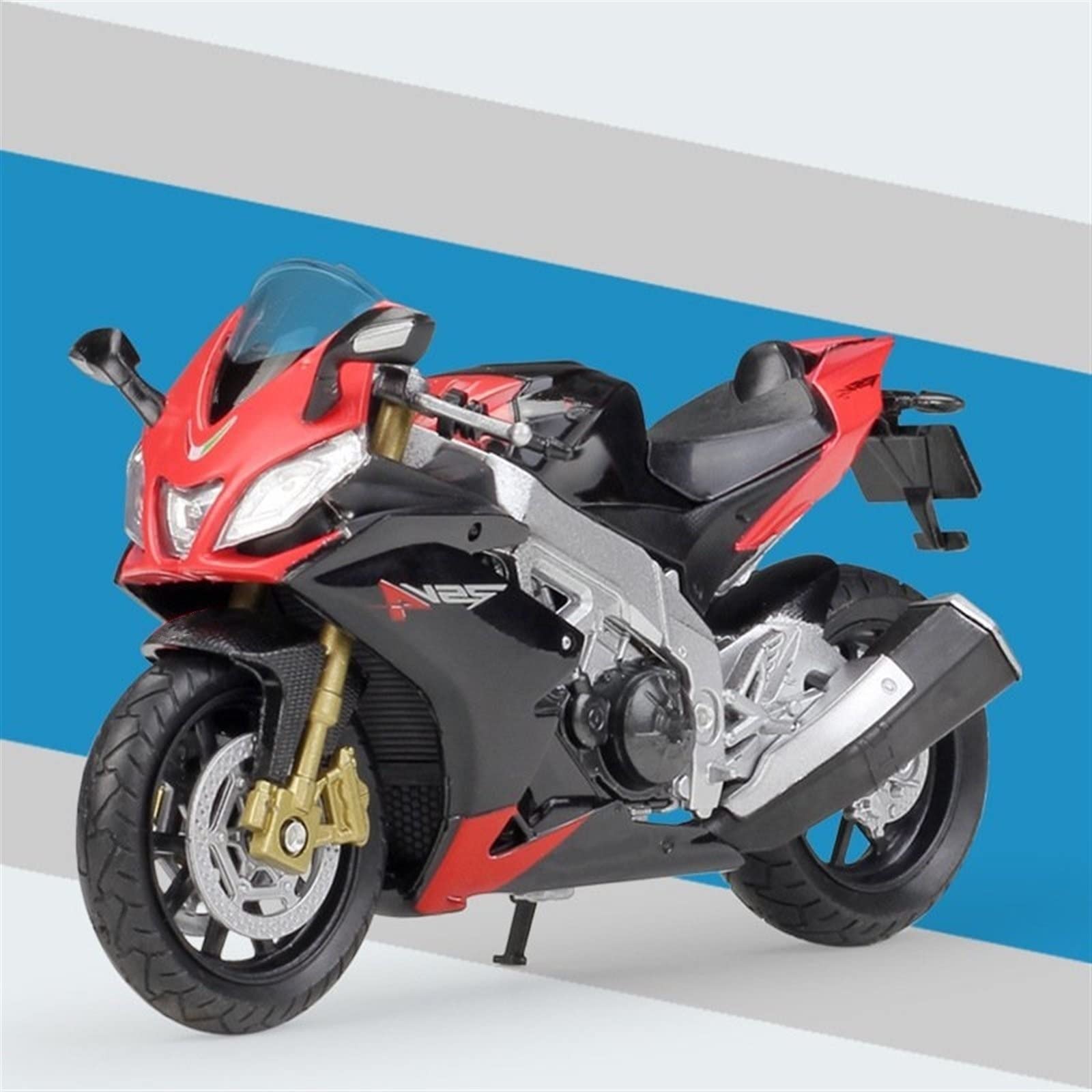 SEYXF Motorbike Toy Motorcycle Toys Collection 1:18 for Aprilia RSV4 Factory Alloy Model Gift