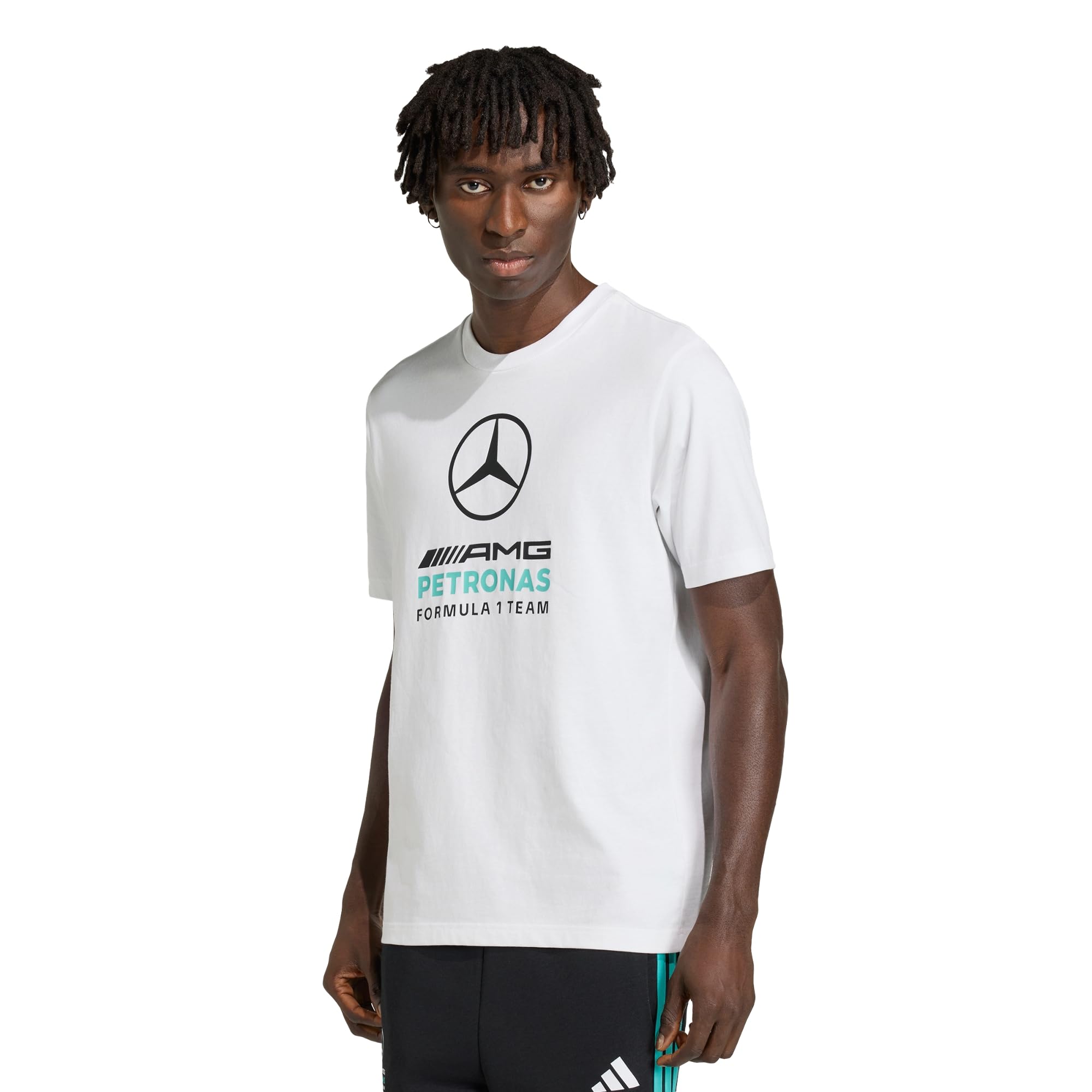 adidas Men's Camiseta Estampada Mercedes - AMG Petronas Formula 1 Team DNA