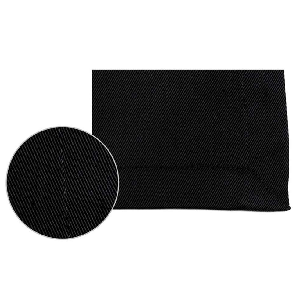 Delantal de la cintura delantal de cintura con 2 bolsillos, servidor de camarero medio delantal para hombres, delantales de camarera - delantal corto de algodón para restaurante de cocina