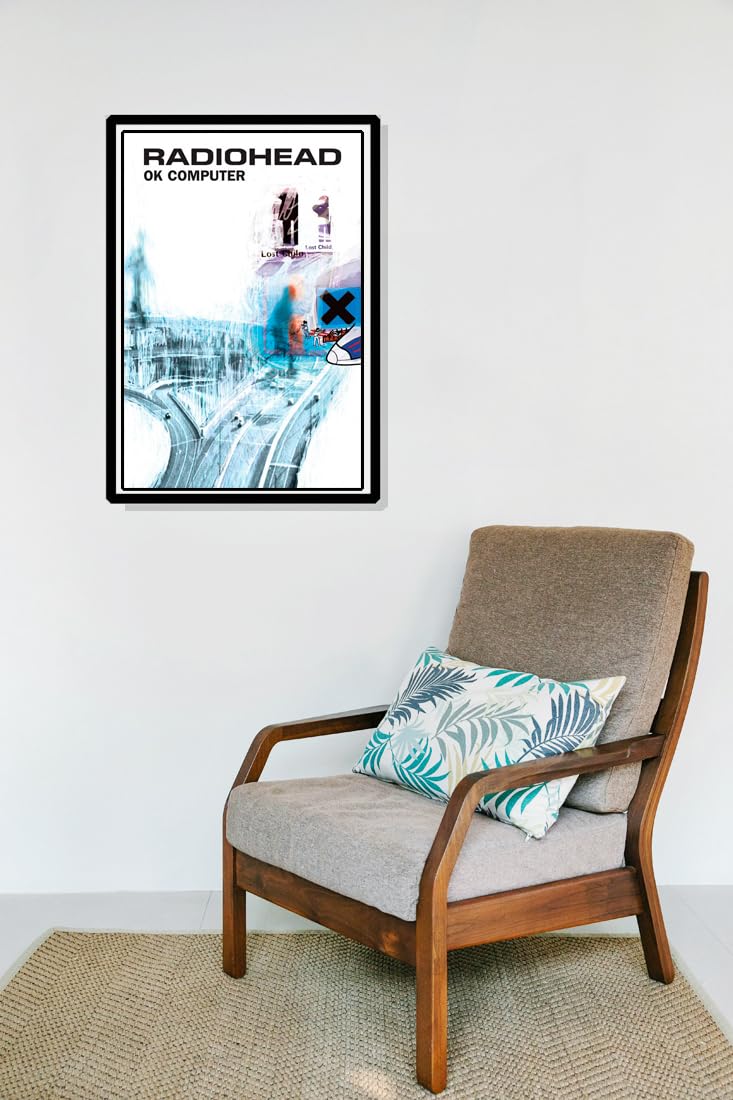 アップル/パーソナルコンピューター/ポスター Amazon.com: Radiohead Poster, Ok Computer, Art Print, Wall
