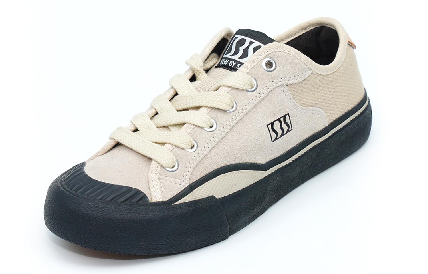 SEW BY SOU Skateboard Shoes for Men Leather Low Top Pro Skateboarding Training Casual Sneakers