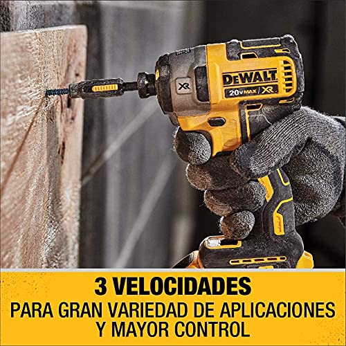 Dewalt DCF887B 20-Volt MAX XR Lithium-Ion Cordless Brushless 3-Speed 1/4 Inch Impact Driver (Tool-Only) (Non-Retail Packaging)