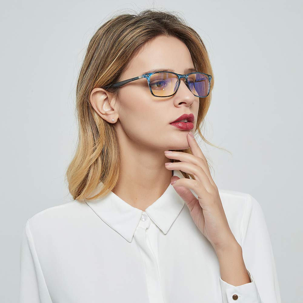 Blaulichtblockierende Computer-Lesebrille für Männer und Frauen