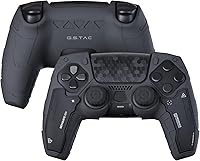 Vista 1 de GeekShare G.S.TAC Tactical PS5 Controller Skin Set, Anti-Slip Silicone Protective Cover Skin Case for PS5 Wireless Controller with 2 Thumb Grip Caps