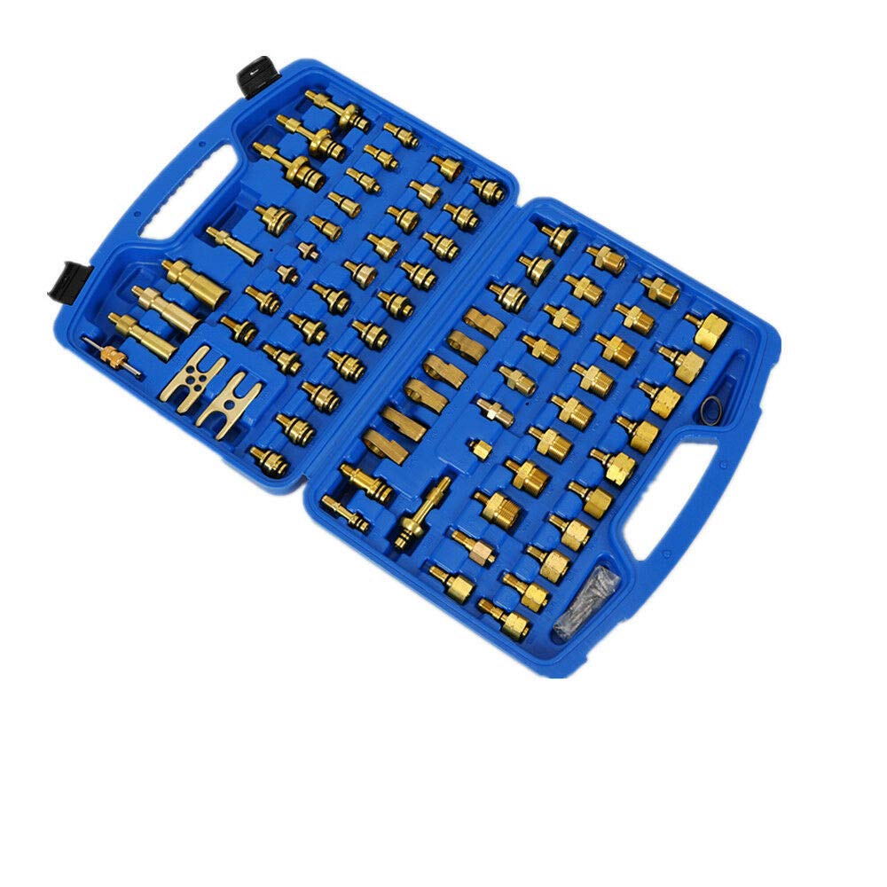Air Conditioning Leak Test Kit, 77Pcs Automotive Air Conditioning Leak