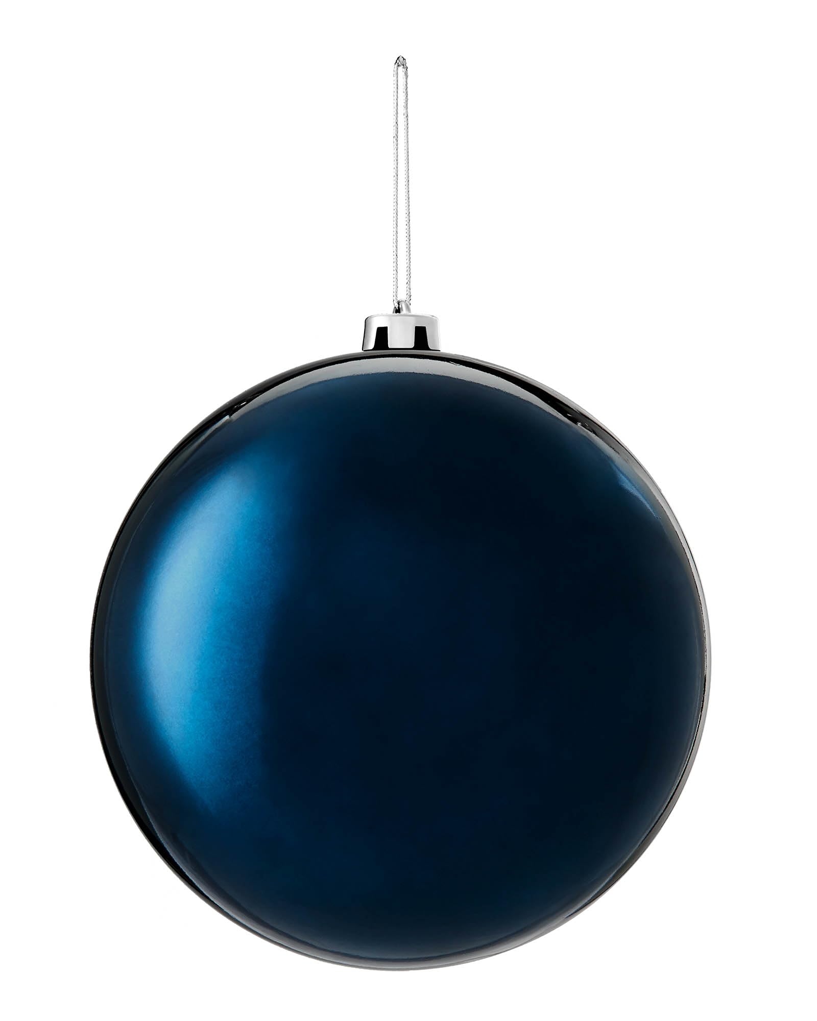 Werchristmas Navy Blue Large Shatterproof Bauble