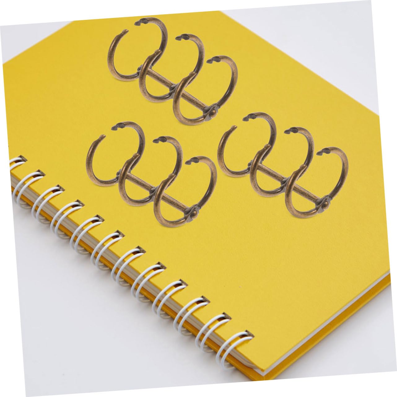 Operitacx 50pezzi Raccoglitori Sciolto Metallici Per Rilegatura Raccoglitori Per e Scrapbooking Pratici e