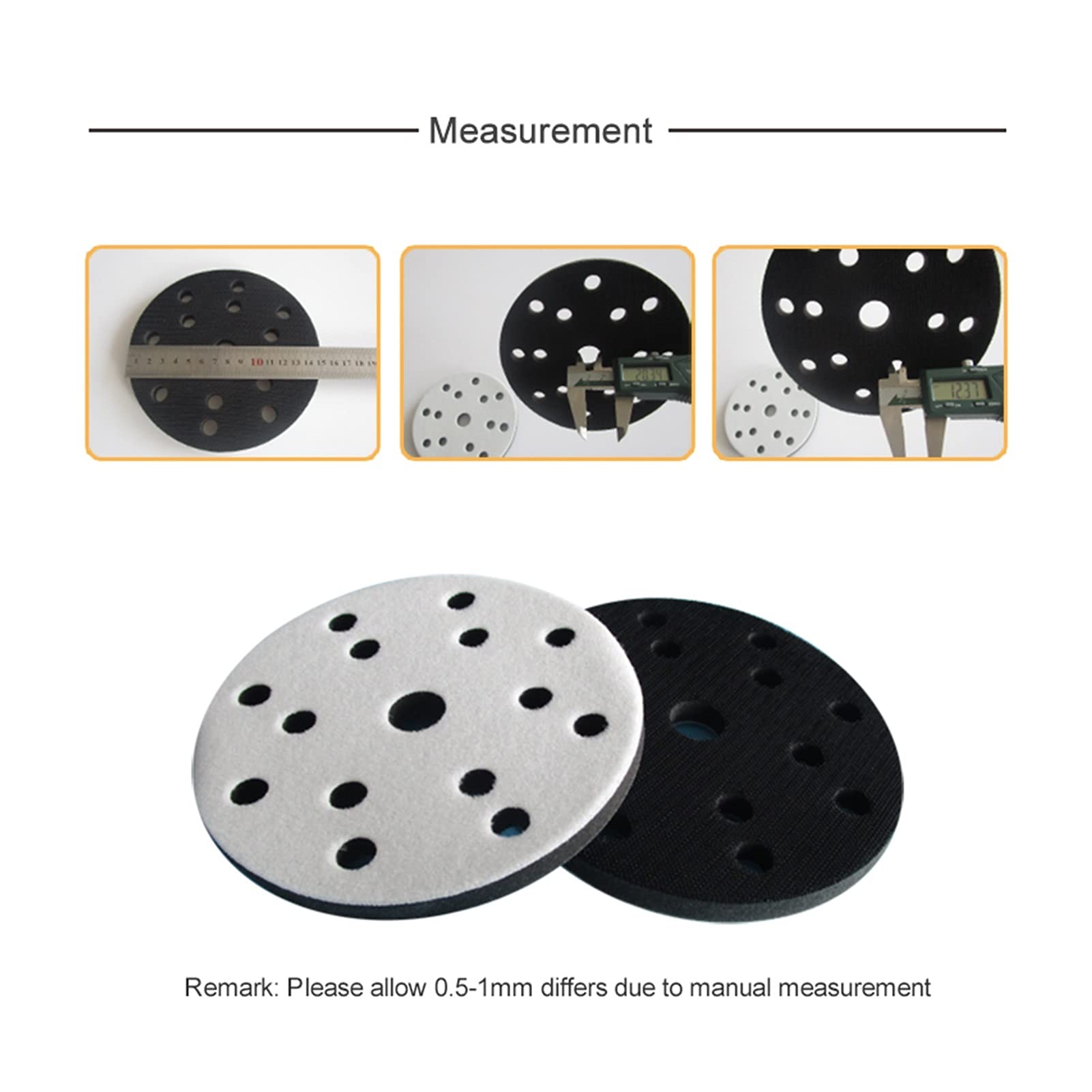 Pad polerski Soft interfejs PAD 6"15 Otwór 150mm Poduszki Części narzędzia do polerowania i szlifowania i pętli