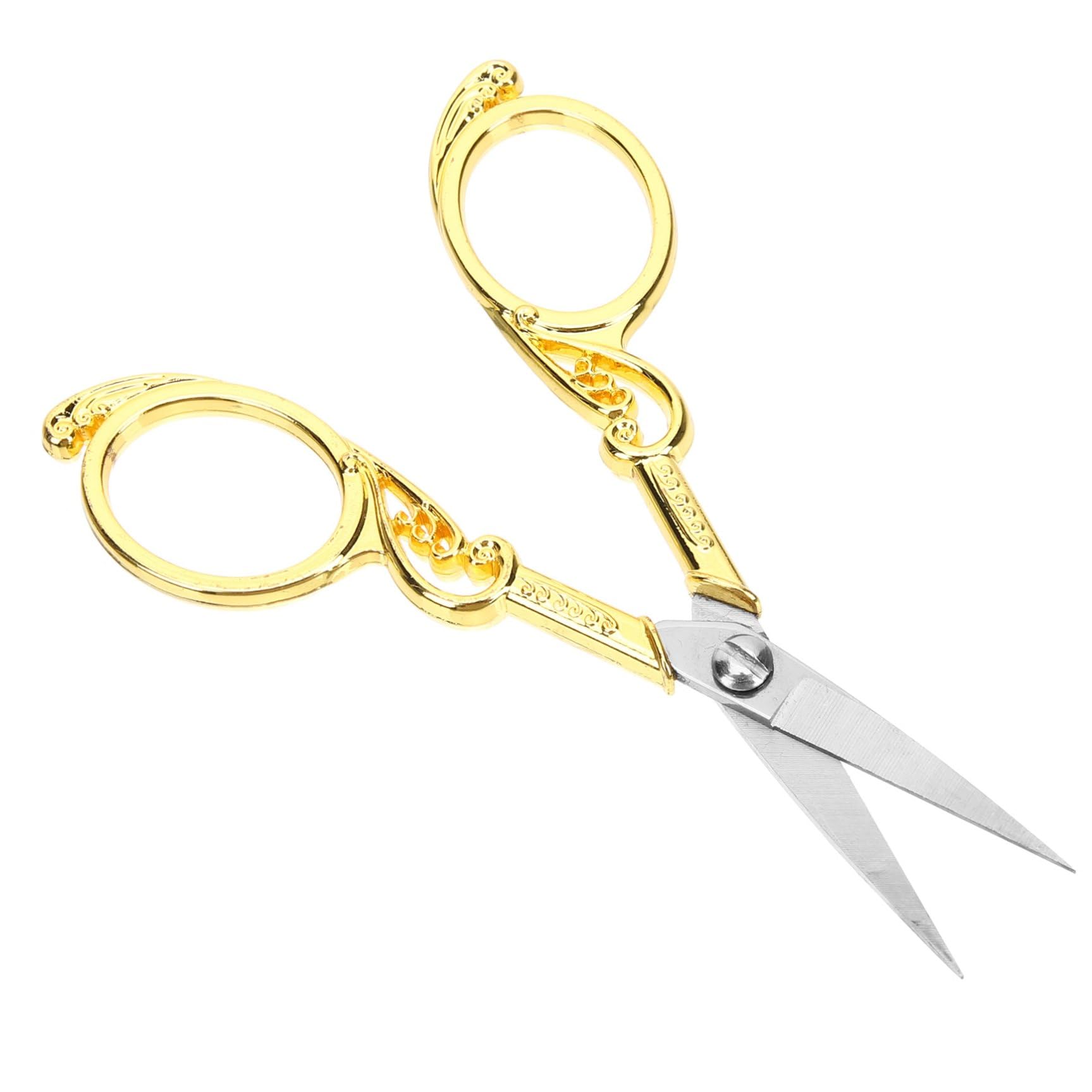 Anneome 5stücke Vintage Design Stickschere Aus Edelstahl Für Handarbeiten Retro Nähzubehör Mit Ergonomischem Griff Für Bastelprojekte Und Heimarbeiten