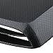 Kesoto Universal Decorative Hood Scoop Smoke Air Flow Intake Vent Cover Auto Car Truck Sport Racing - Carbon Fiber