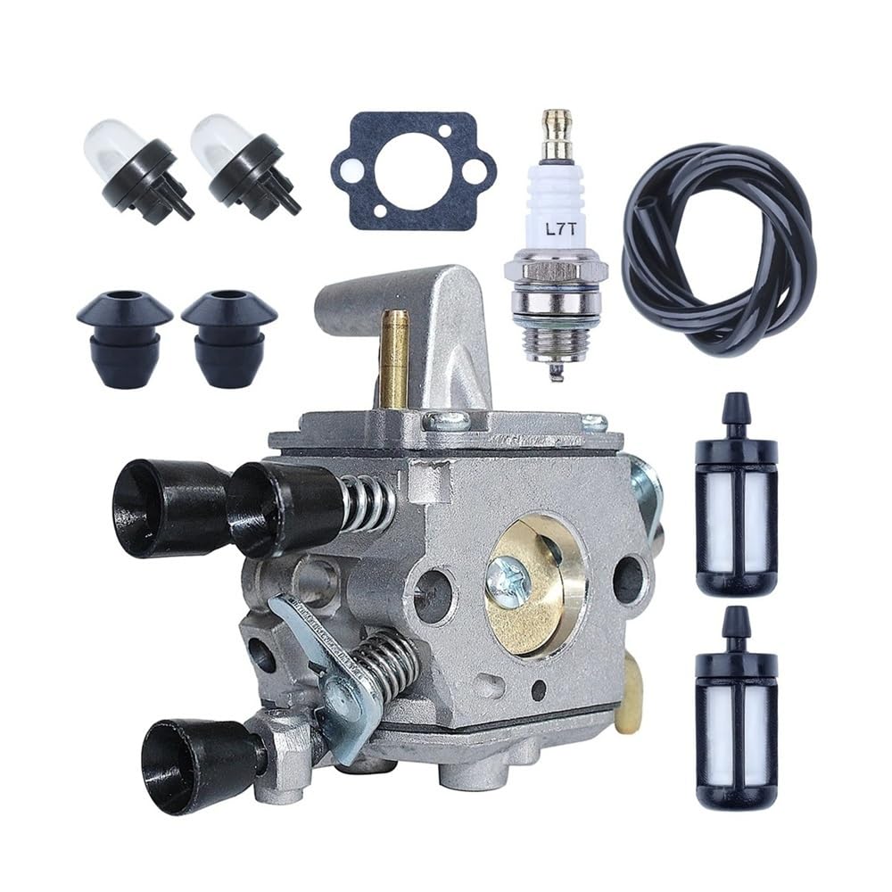 Kit de línea de filtro de combustible y cebador de carburador for FS250, FS120, FS200 y FS300. Reemplazar por 41341200653.