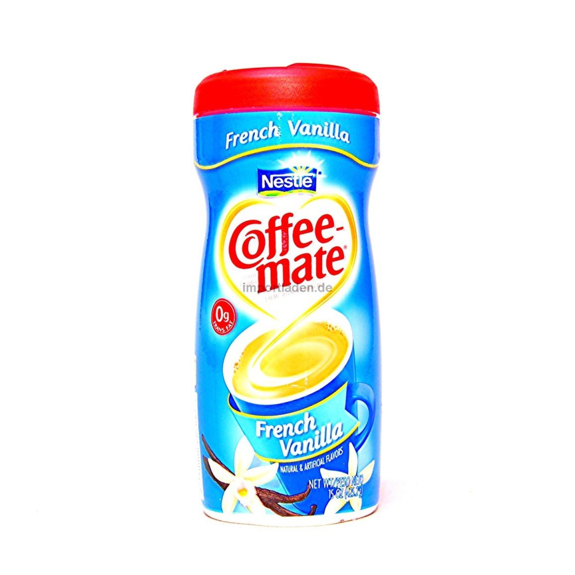 Coffee-Mate Powder Creamer, French Vanilla Flavor, 15oz.