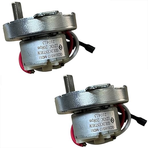 D-Shaft Gear Electric Motor 12V 20RPM (2 PCS)