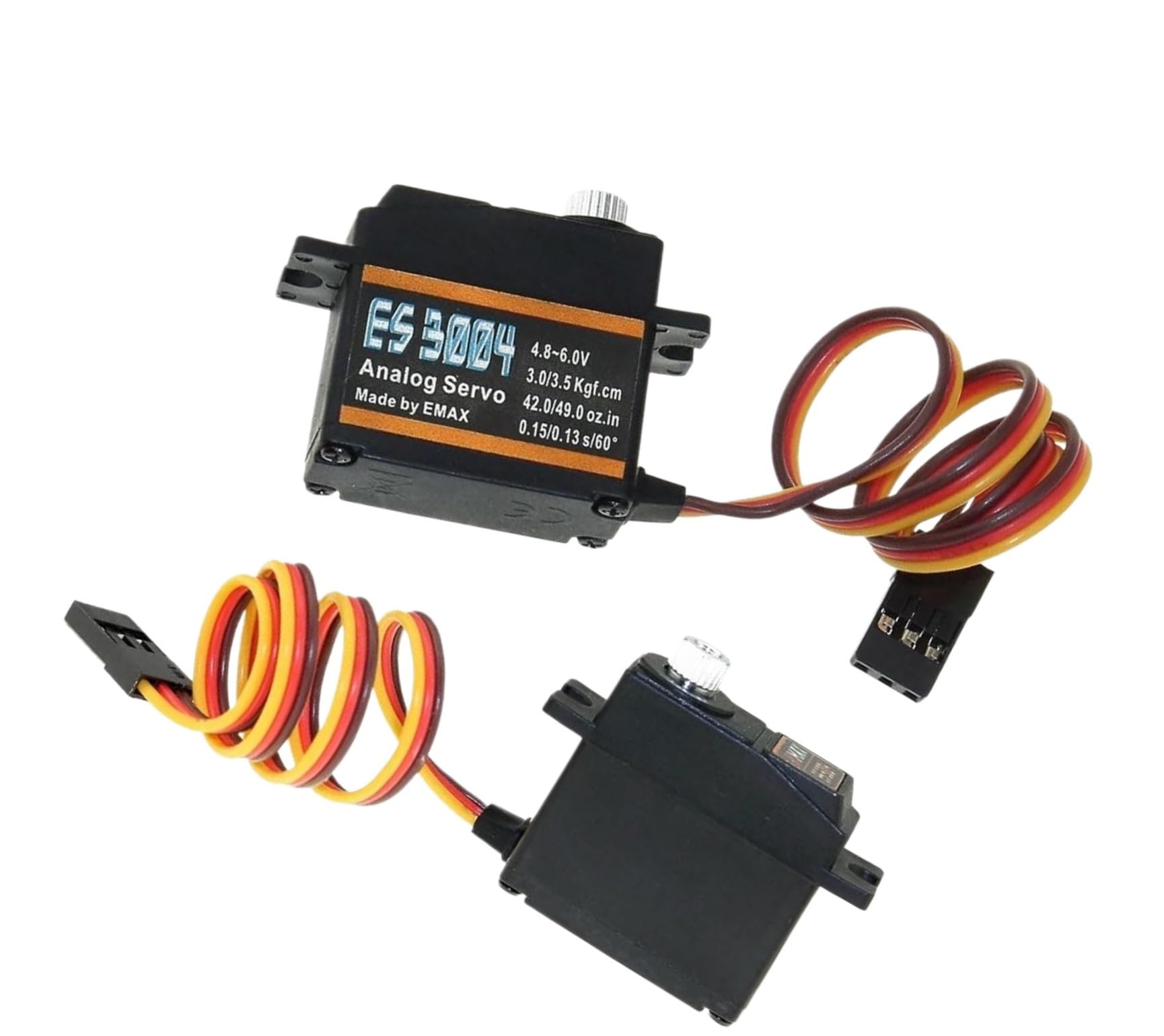 Servo étanche 20 g avec engrenages for servo EMAX for voiture, hélicoptère, bateau et avion RC - Pièces et accessoires ES3004 - Servo analogique en métal(ES3004 1PC)