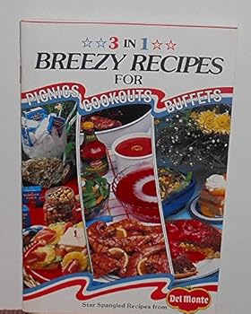 Paperback 3 in 1 Breezy Recipes for Picnics Cookouts Buffets Book