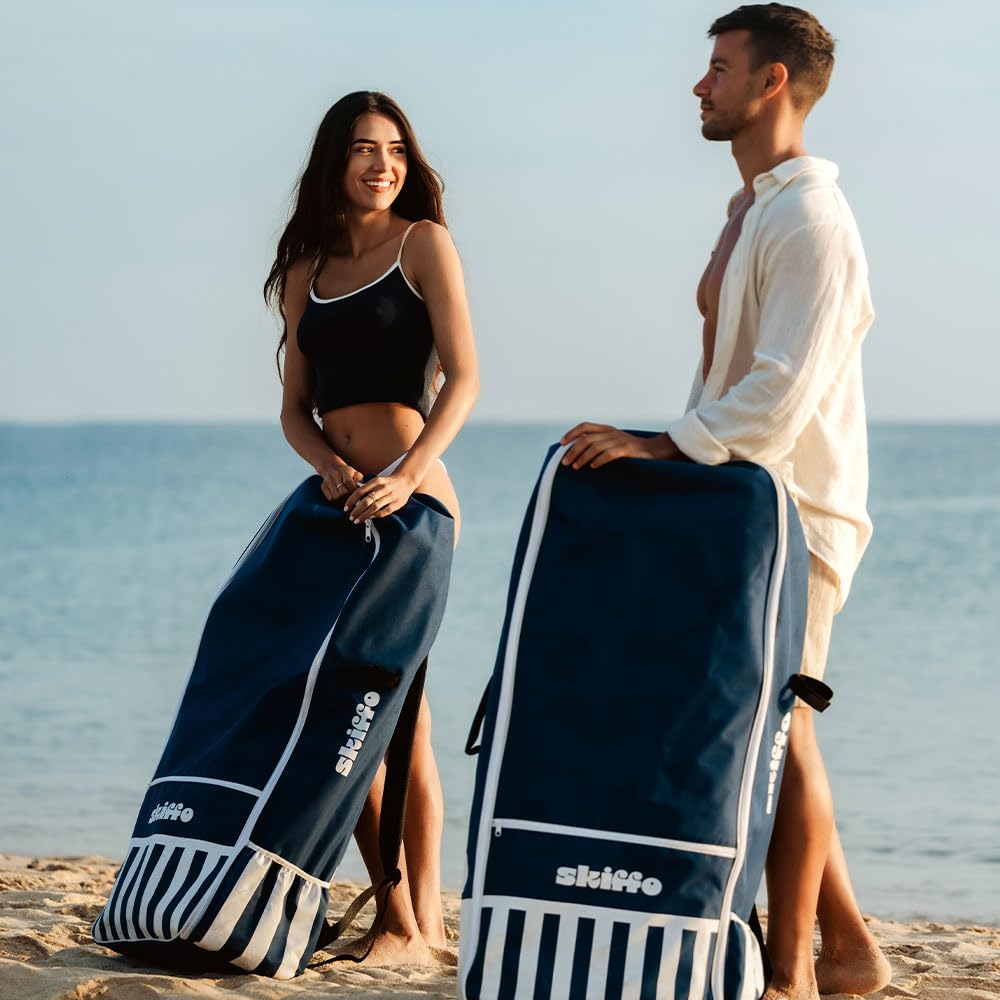 Skiffo Rivage 11' – Sup Gonflable 2-en-1 Kayak Complet - 335x86x15cm - Max 160 kg - Stable & Polyvalent - Design Unique