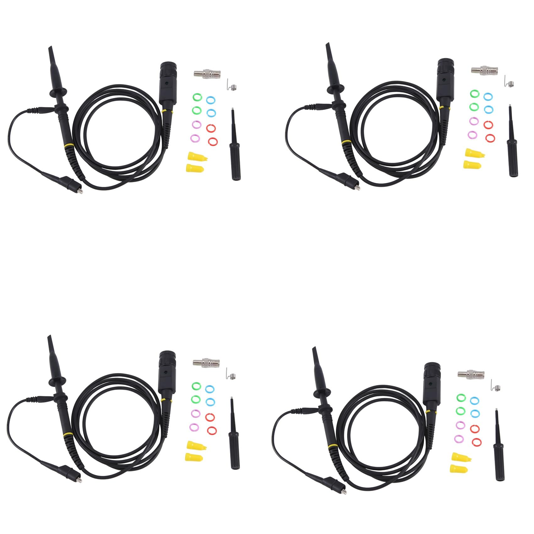 Mcnhbdgg 4X P6500B 500MHz Oscilloscope Probe 10X 300V High Test Probe 120cm for Tektronix Oscilloscope