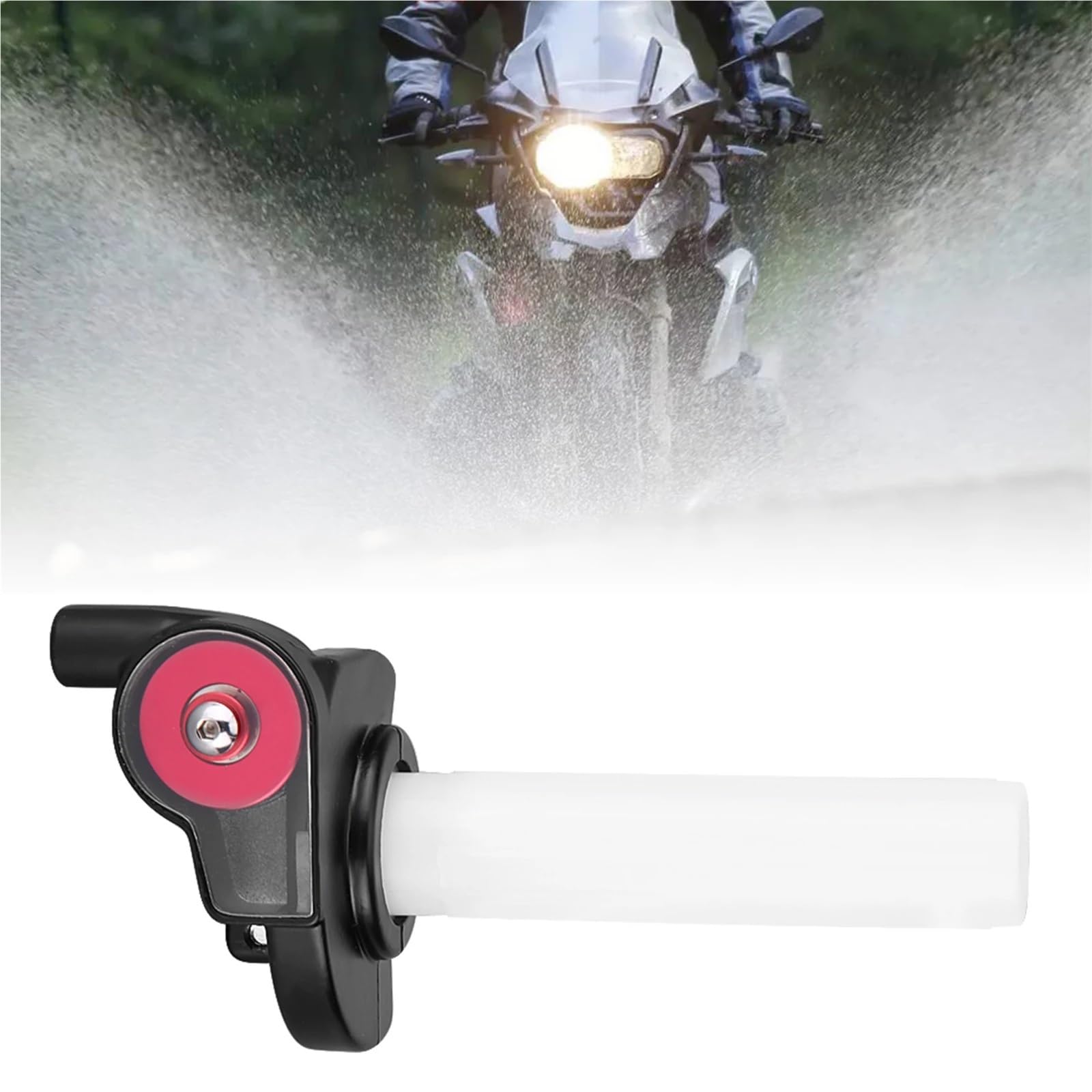 Uchwyty motocyklowe Uchwyty rowerowe Manetka gazu do motocykla 22 mm, wizualna, obrotowa, pasująca do motocykla ATV o pojemności 50–160 cm3