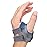 Velpeau CMC Thumb Brace for Osteoarthritis - with Shape-memory Restriction Splint, CMC Joint Stabilizer, Basal Thumb Arthritis Pain Relief and Support for Women and Men (Blue, Left Hand, Large)