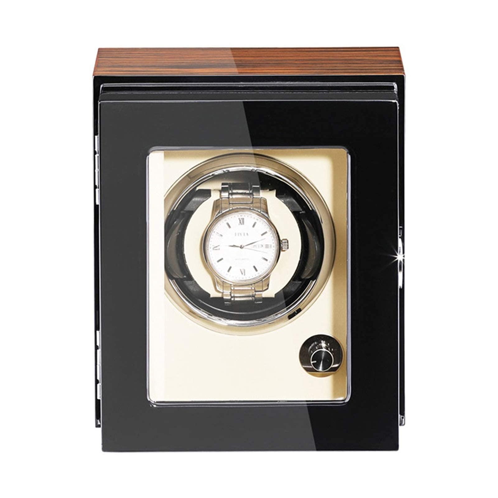 NZPOST Watches and Jewelry Automatic Watch Winder Extremely Silent Motor Adjustable Watch Pillows Wood Shell Piano Paint Exteri