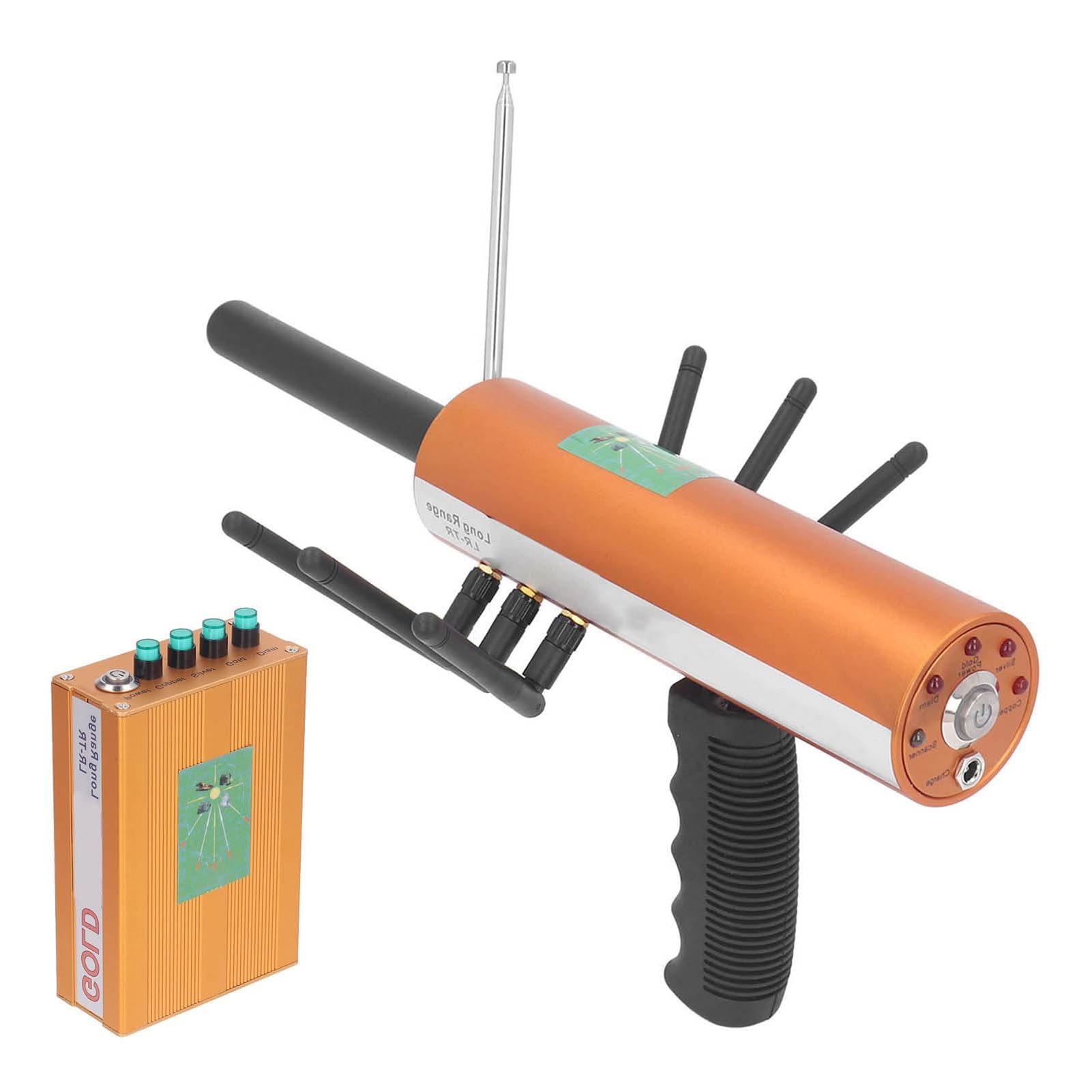 Détecteur de métaux AKS grande portée 1400m avec 3 antennes