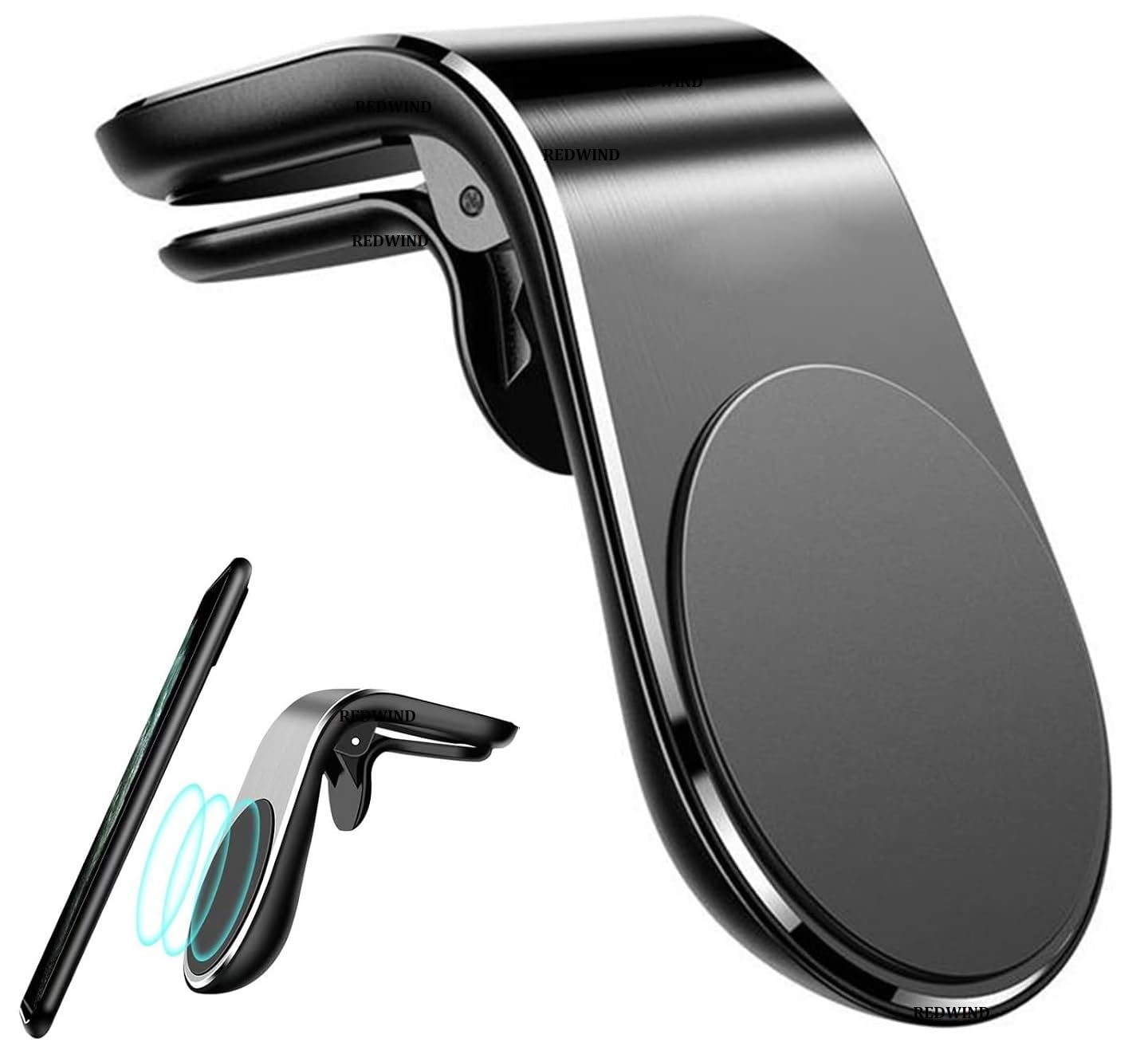 REDWIND 360° Rotation Universal Magnetic Car Mount Holder Stand for Dashboard/Home & Table Compatible with All Smart Phones and Mobiles Phones with 8X Stronger Magnets (Car Air Vent)-image-47