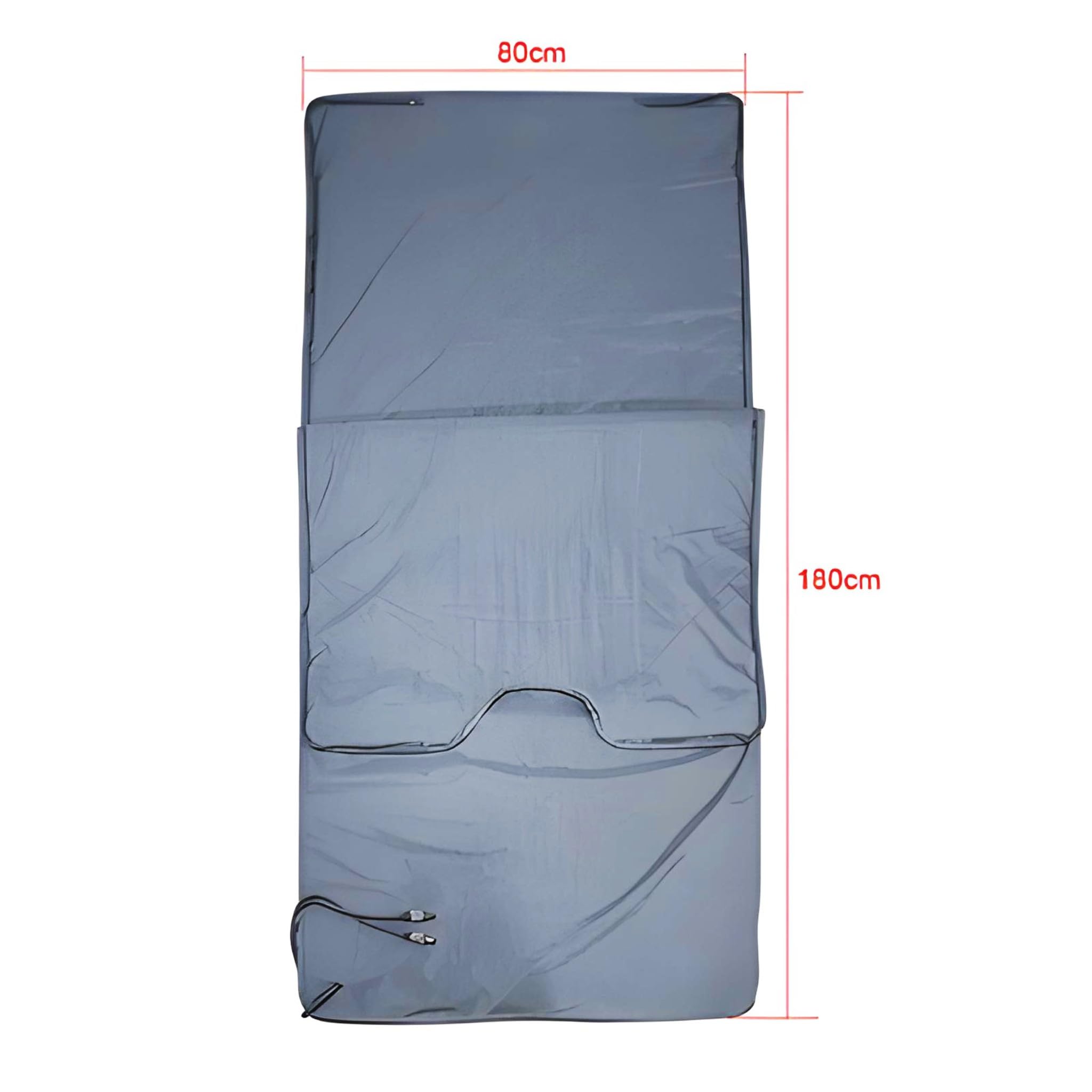 Bricoloco Manta sauna de calor infrarrojo para reducir la grasa corporal -650W y 2 zonas de calor 35-80 °. Sauna relax adelgazante sencilla y segura. Alivia tensión muscular