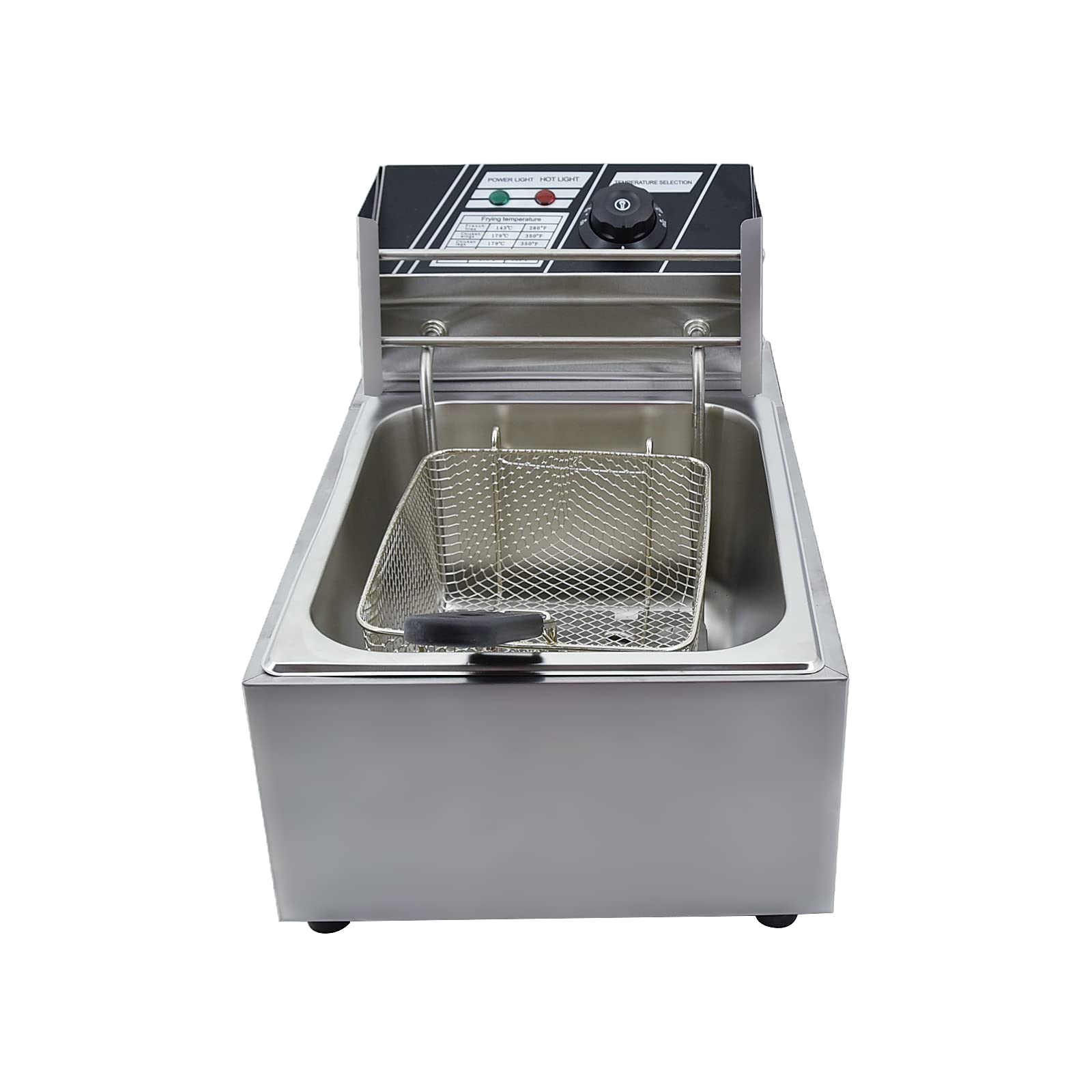 Friggitrice Elettrica Professionale TAIMIKO 12L - 6000W, Acciaio Inox, Termostato 60-200°C, 220V - Foto 11