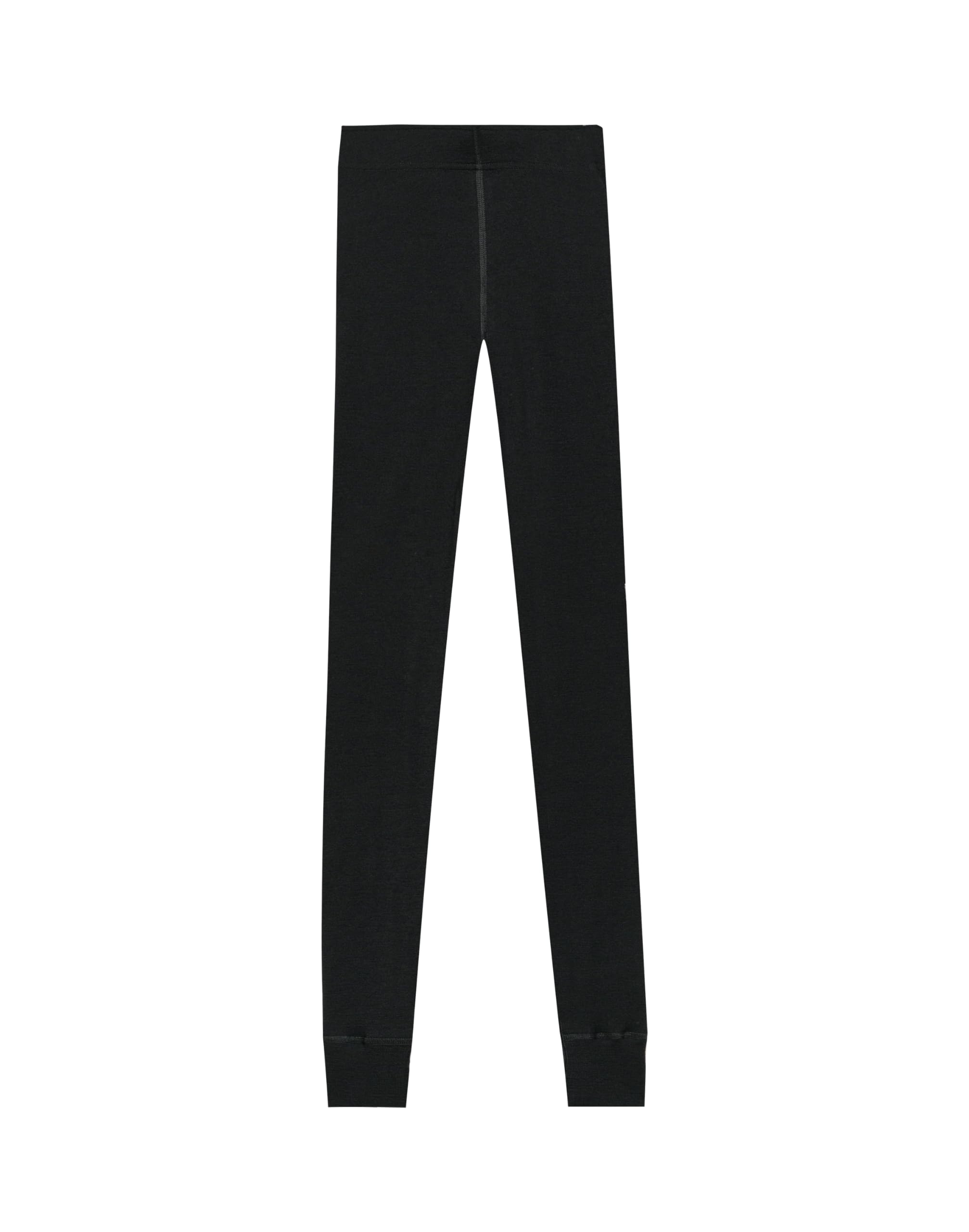 Dilling Damen Merino Leggings 1x1 glatt aus 100% Bio Merinowolle Slim Fit Base Layer atmungsaktiv